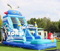 21ft outer space odyssey Inflatable water slide for sale