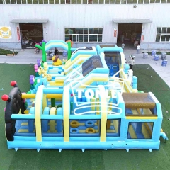 Inflatable jumping playground for zoos inflatable theme parks