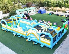 Inflatable jumping playground for zoos inflatable theme parks