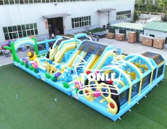 Inflatable jumping playground for zoos inflatable theme parks