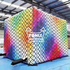 Inflatable Night Club Disco Tent Cube party House Portable Inflatable Jumping Disco Castle