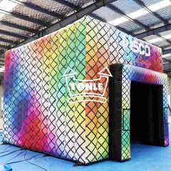 Inflatable Night Club Disco Tent Cube party House Portable Inflatable Jumping Disco Castle