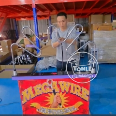 Karnevals-Aktivitätsrequisiten Großhandel Kundenspezifische Mega-Draht-Herausforderungs-Spielmaschine