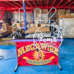 Karnevals-Aktivitätsrequisiten Großhandel Kundenspezifische Mega-Draht-Herausforderungs-Spielmaschine