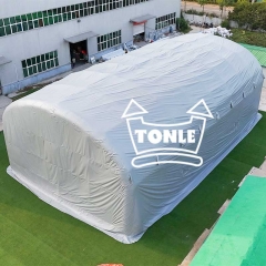 Chinese factory mass-produce inflatable tent for outdoor commercial activities and warehouses.