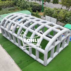 Chinese factory mass-produce inflatable tent for outdoor commercial activities and warehouses.