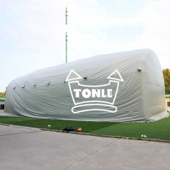 Chinese factory mass-produce inflatable tent for outdoor commercial activities and warehouses.