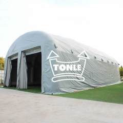 Chinese factory mass-produce inflatable tent for outdoor commercial activities and warehouses.