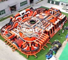 inflatable playground manufacturer 30*20m inflatable amusement park equipment