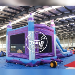 Tonle Inflatables – Combo toboggan aquatique gonflable commercial 4-en-1