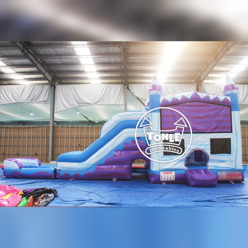 Tonle Inflatables – Combo toboggan aquatique gonflable commercial 4-en-1