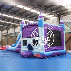 Tonle Inflatables – Combo toboggan aquatique gonflable commercial 4-en-1