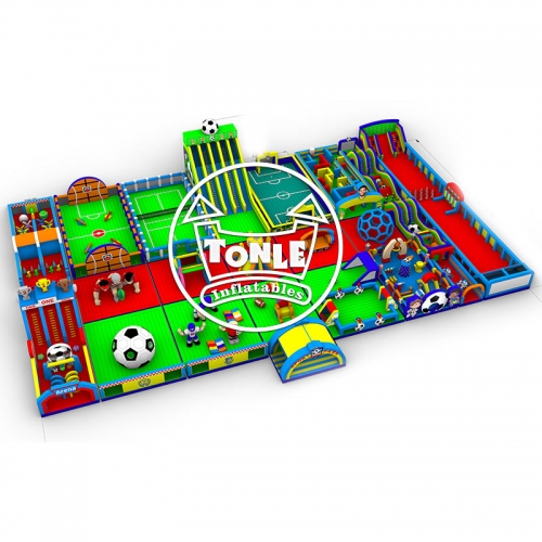 Parque temático de entretenimiento hinchable de nuevo diseño