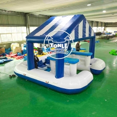 Custom Inflatable swimming Pool Bar for Pool Parties for sale