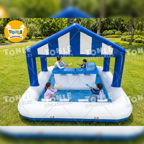Custom Inflatable swimming Pool Bar for Pool Parties for sale