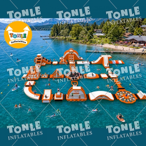 Equipamentos Infláveis ​​para Parque Aquático Tonle — Parque Aquático Inflável