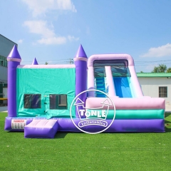 Most popular cheap inflatable jumping castle bounce house with slide combo for sale