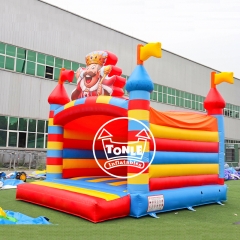 Commercial king theme Inflatable Bouncy Castles Factory Direct to Europe