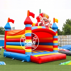 Commercial king theme Inflatable Bouncy Castles Factory Direct to Europe