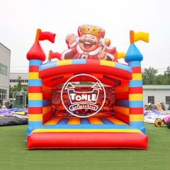 Commercial king theme Inflatable Bouncy Castles Factory Direct to Europe