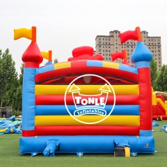 Commercial king theme Inflatable Bouncy Castles Factory Direct to Europe