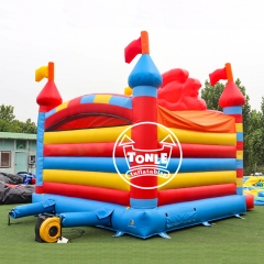 Commercial king theme Inflatable Bouncy Castles Factory Direct to Europe