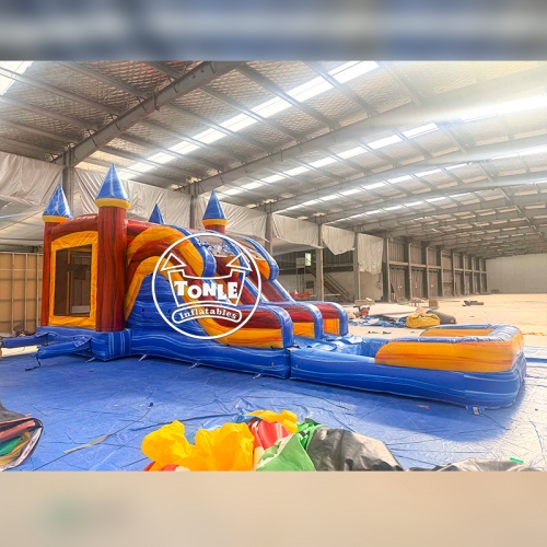 commercial inflatables bounce house water slide combo for rental business