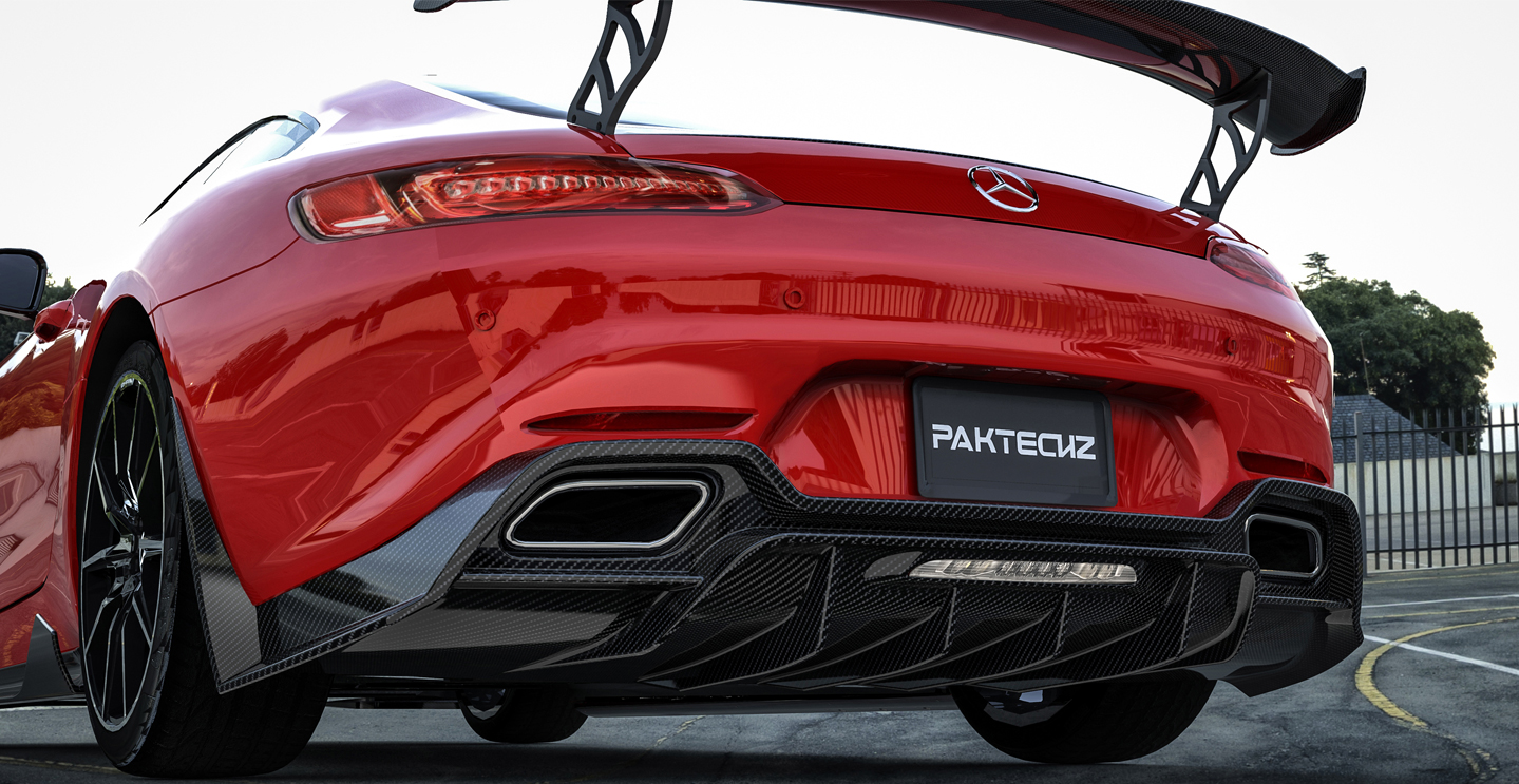 BENZ AMG GT Paktechz Rear Diffuser