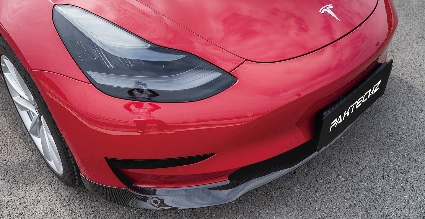 Tesla Model 3 Paktechz Front Splitter