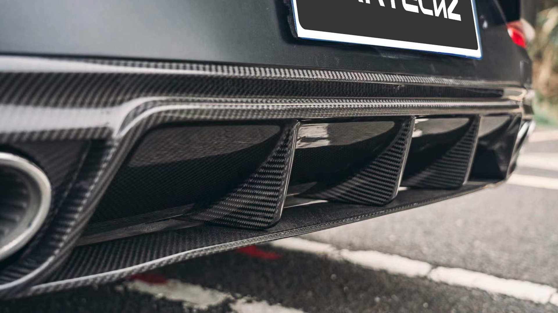 BENZ AMG GT50 Paktechz Rear Diffuser