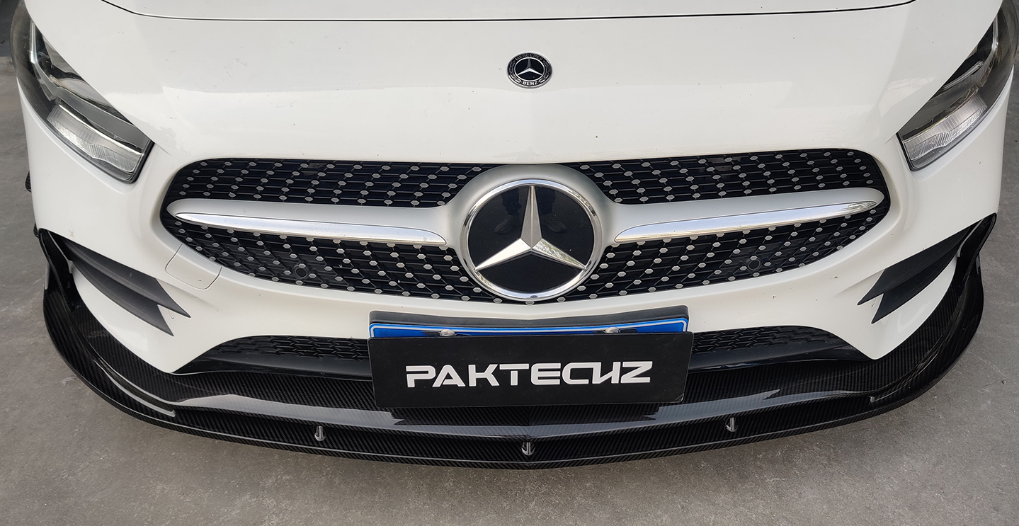 Benz A-Class A35 Paktechz Front Splitter