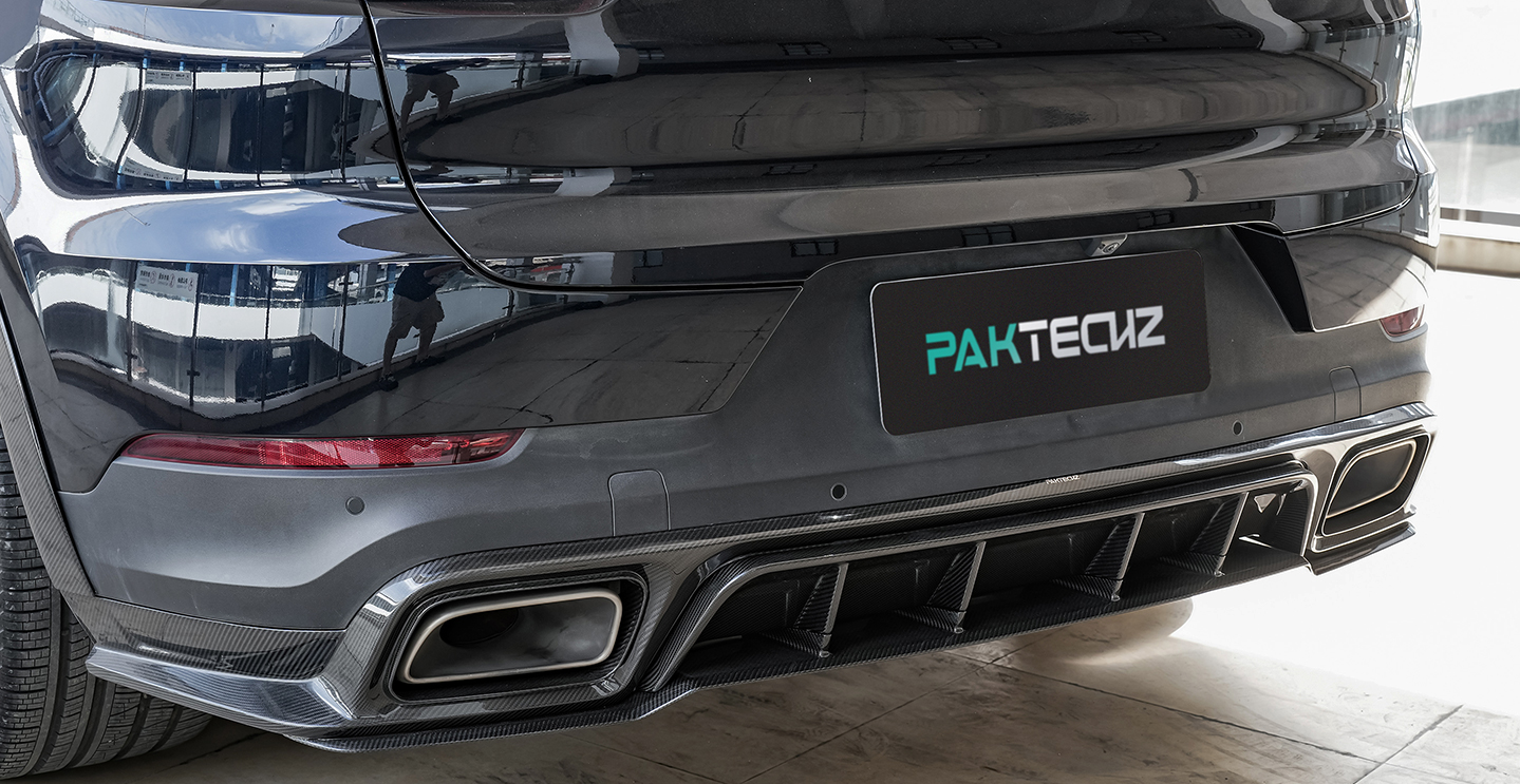 Porsche Cayenne Paktechz Design Rear Diffuser