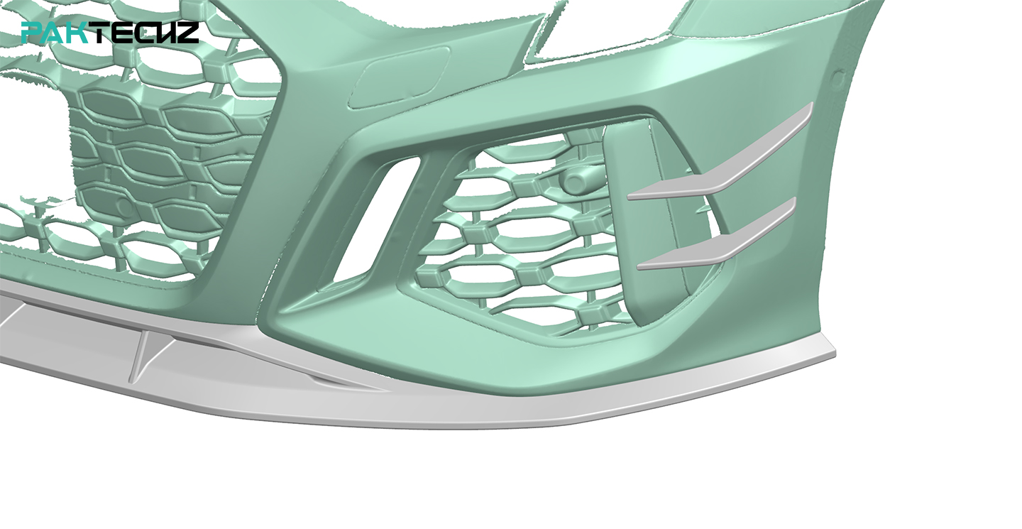 奥迪RS3 8Y Paktechz碳纤维前风刀