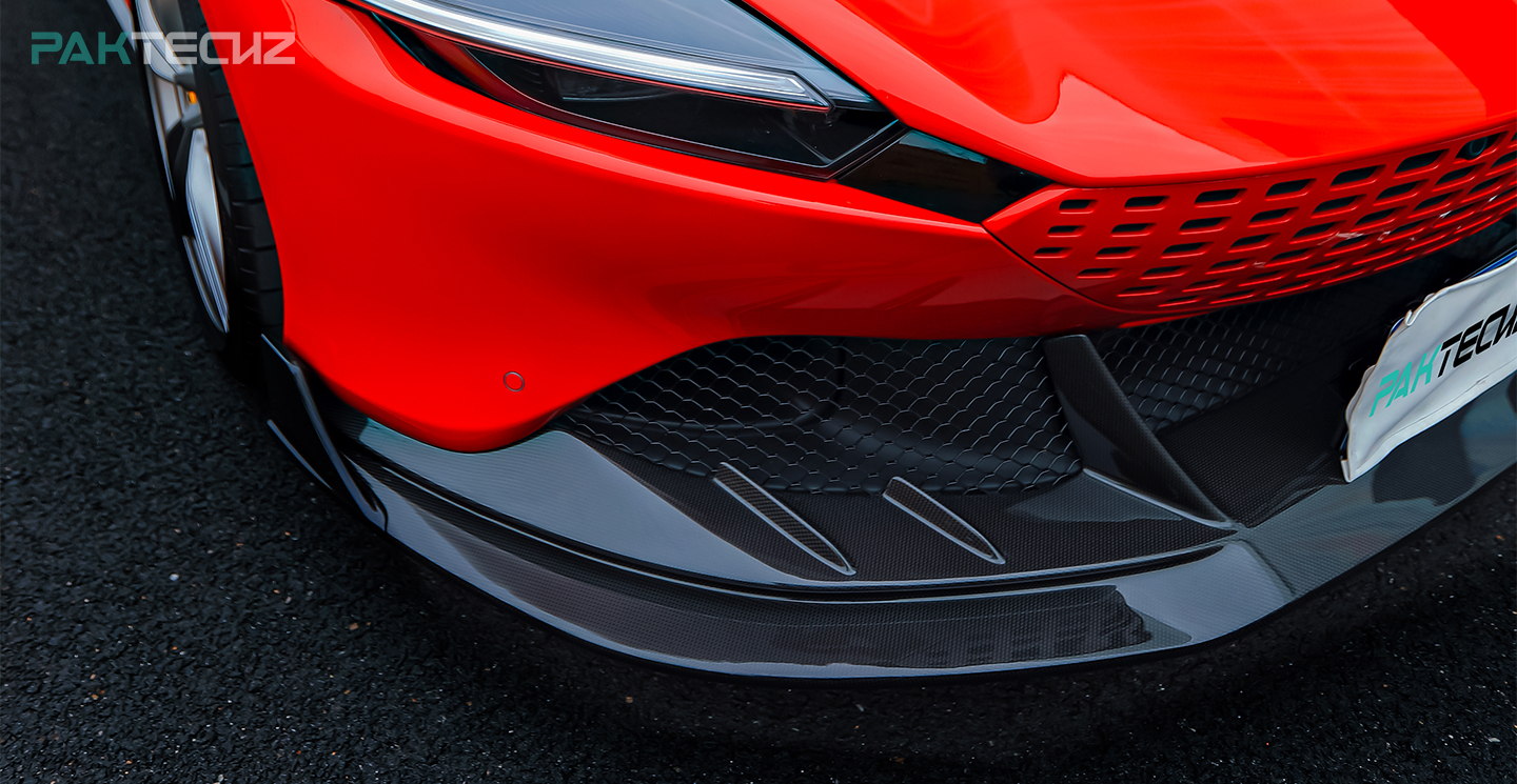 Ferrari Roma Paktechz Design Carbon Fiber Front Lip