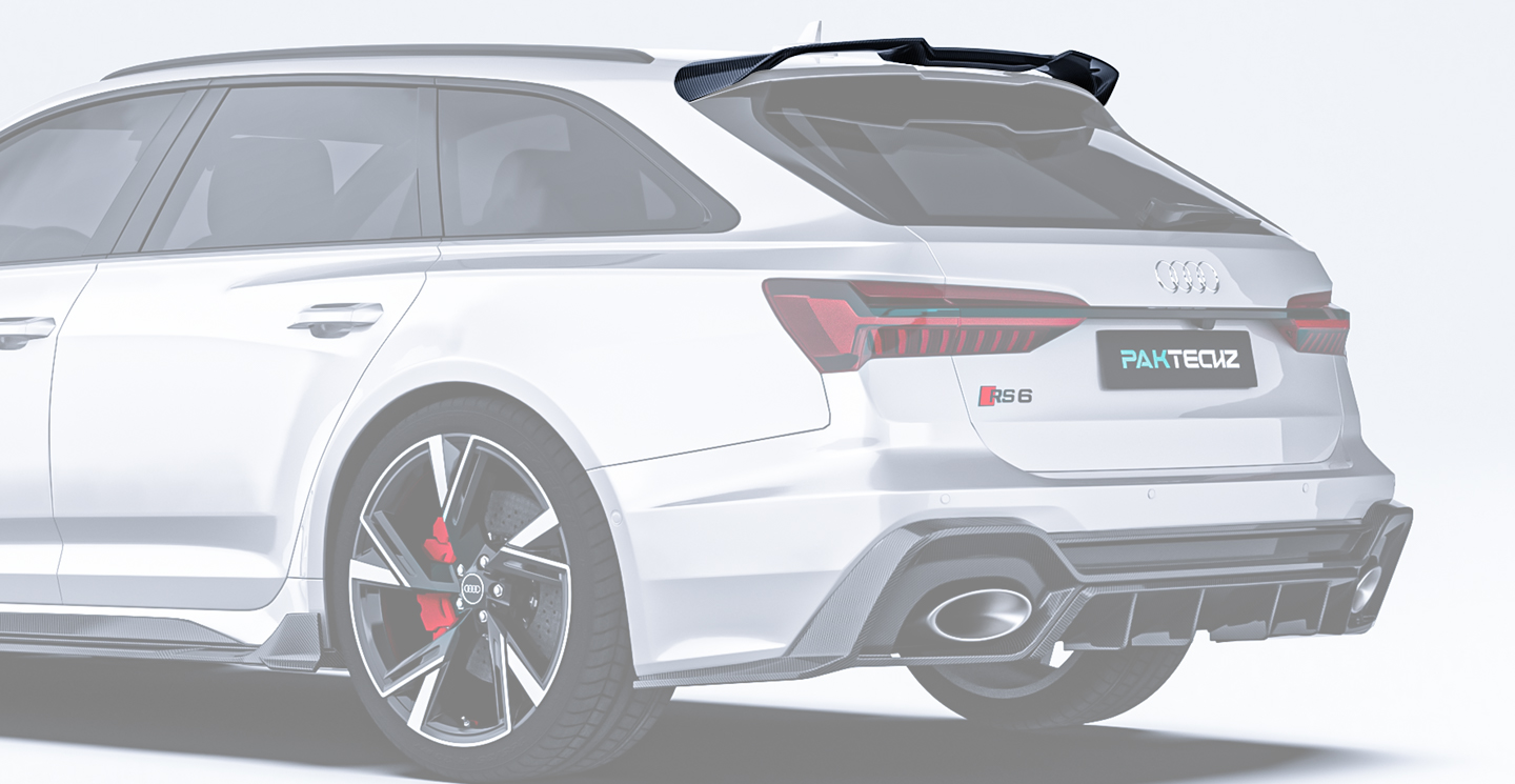 Audi RS6 Paktechz Design Roof Spoiler