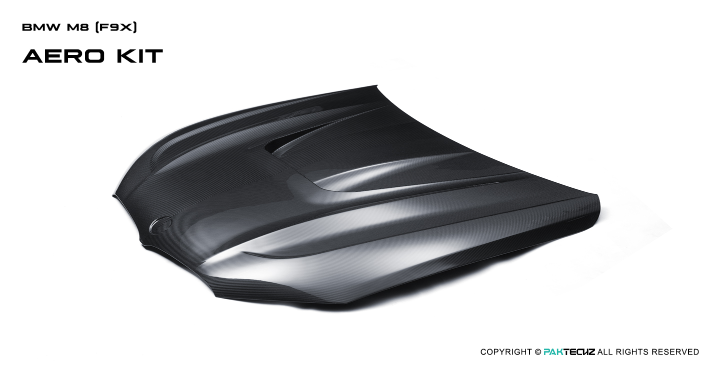 BMW M8 (F91 F92 F93) Paktechz Design Carbon Fiber Hood