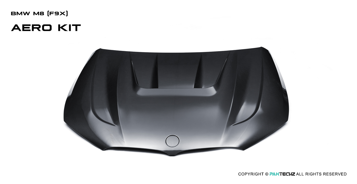 BMW M8 (F91 F92 F93) Paktechz Design Carbon Fiber Hood
