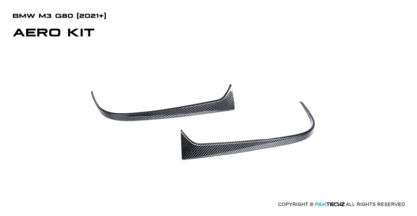BMW M3 G80 Paktechz Carbon Fiber Rear Canards
