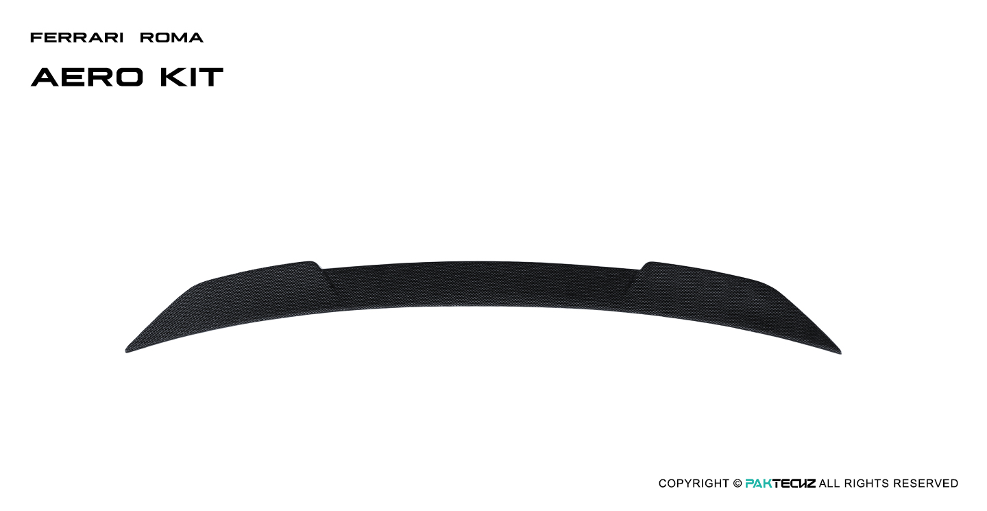 Ferrari Roma Paktechz Design Carbon Fiber Rear Spoiler