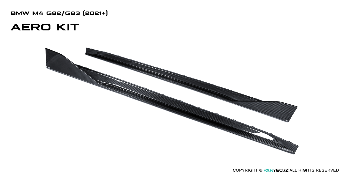 宝马M4 (G82 G83) Paktechz 款碳纤维侧裙