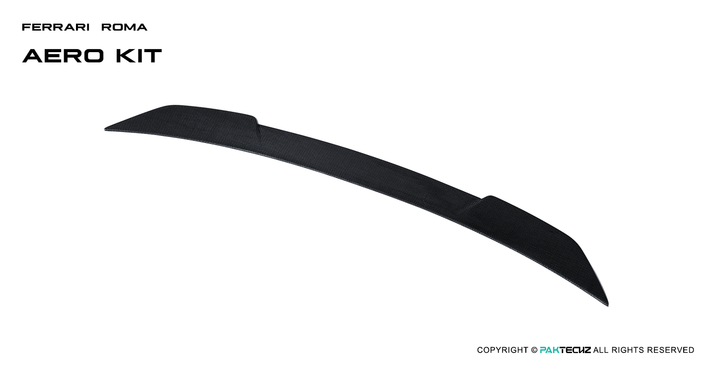 Ferrari Roma Paktechz Design Carbon Fiber Rear Spoiler