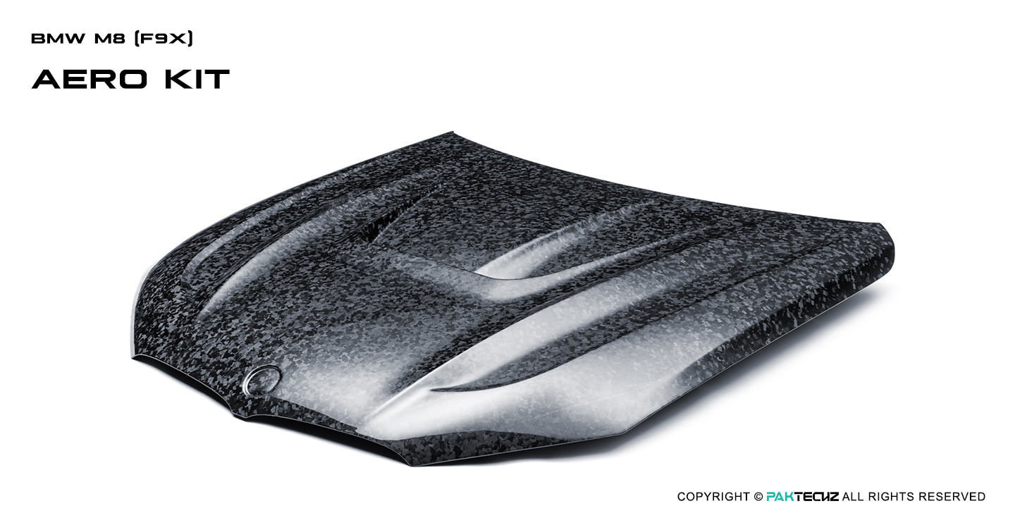 BMW M8 (F91 F92 F93) Paktechz Design Carbon Fiber Hood