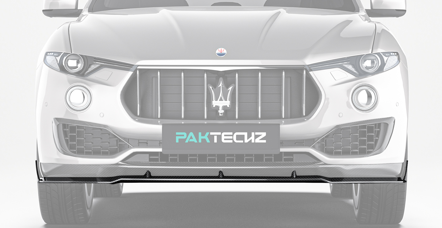 Maserati Levante Paktechz Design Carbon Fiber Lower Front Lip