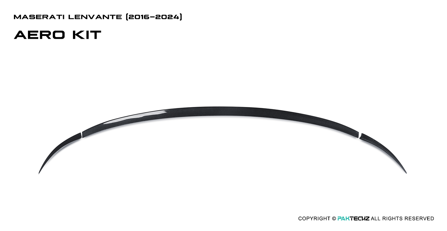 Maserati Levante Paktechz Design Carbon Fiber Rear Spoiler