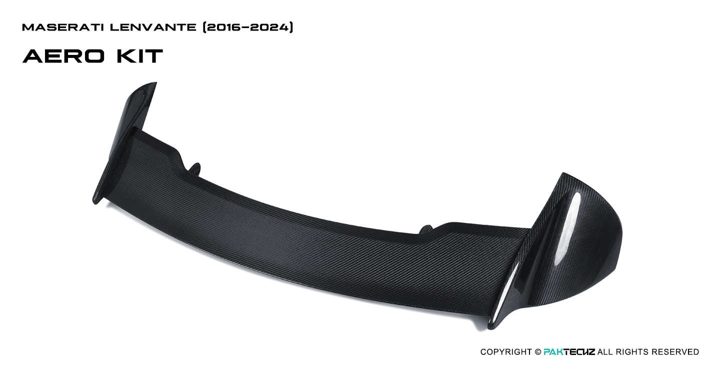 Maserati Levante Paktechz Design Carbon Fiber Roof Spoiler