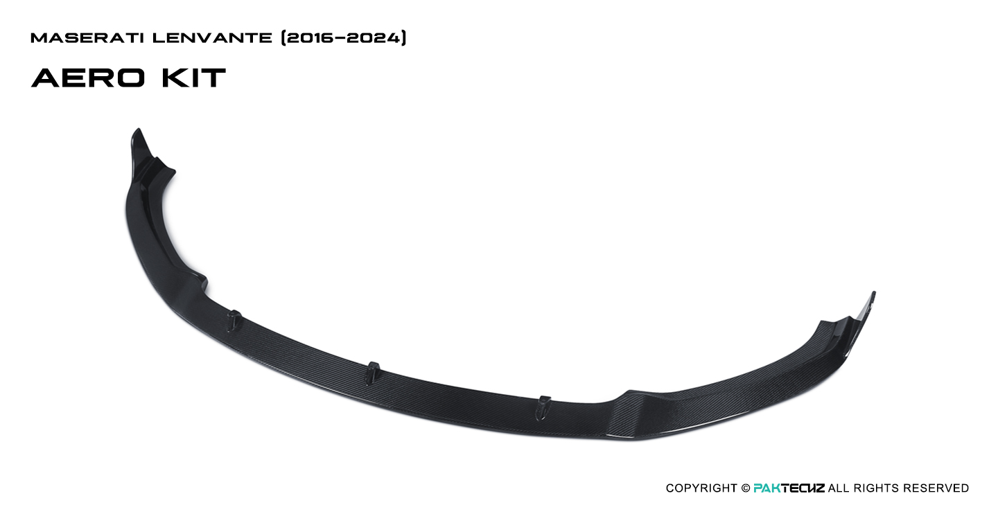 Maserati Levante Paktechz Design Carbon Fiber Lower Front Lip