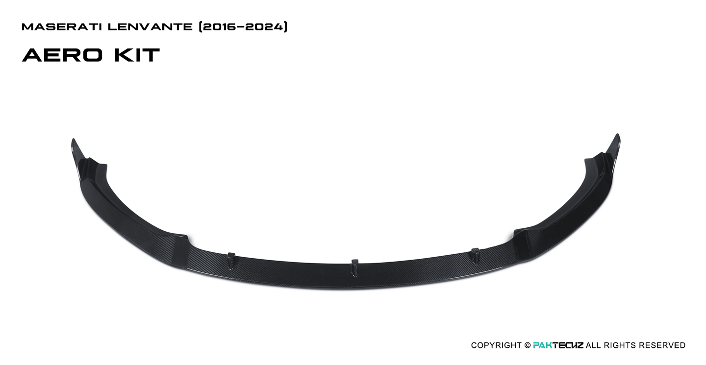 Maserati Levante Paktechz Design Carbon Fiber Lower Front Lip