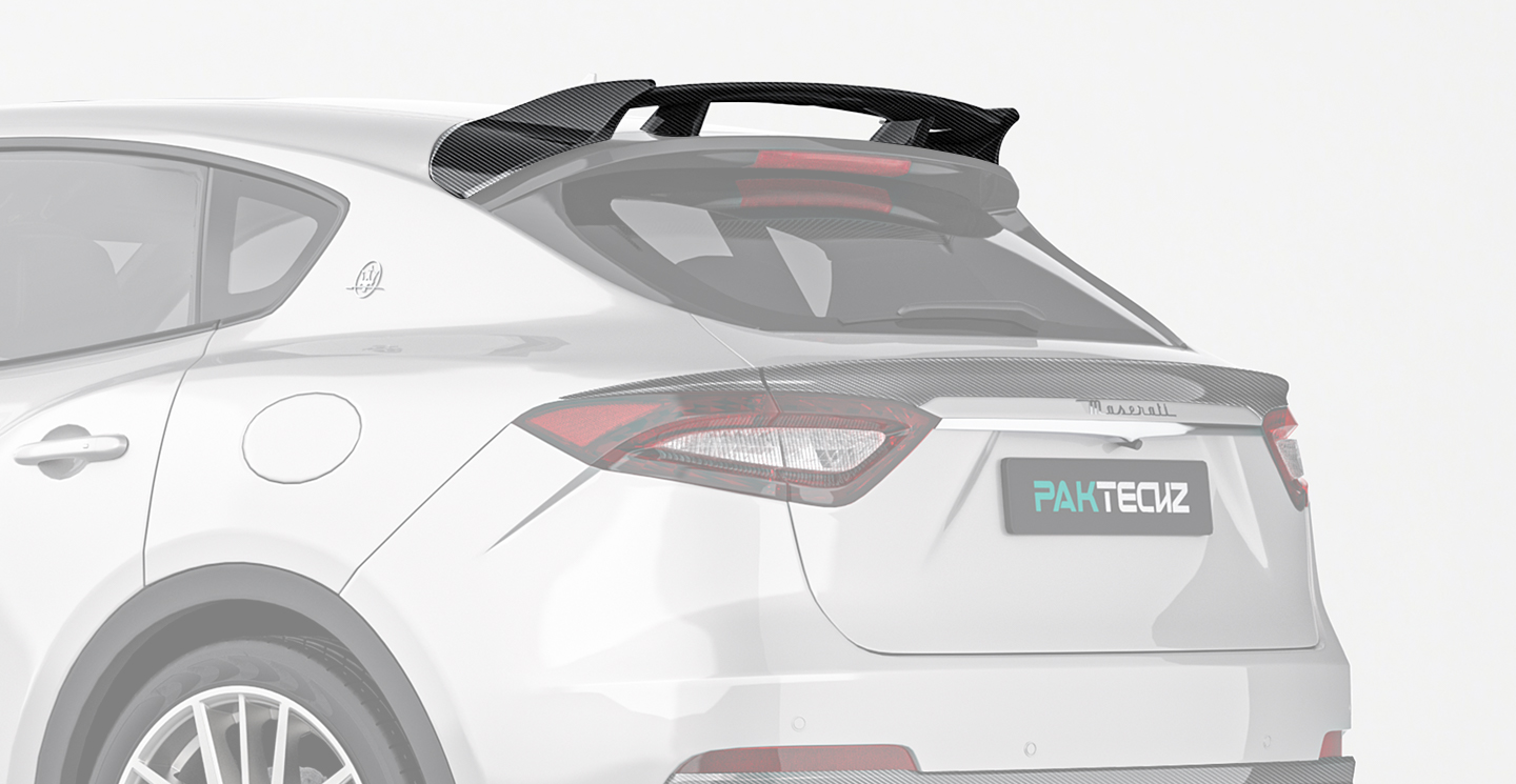 Maserati Levante Paktechz Design Carbon Fiber Roof Spoiler