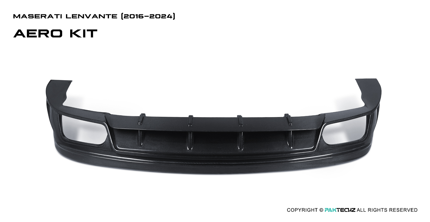 Maserati Levante Paktechz Design Carbon Fiber Rear Diffuser