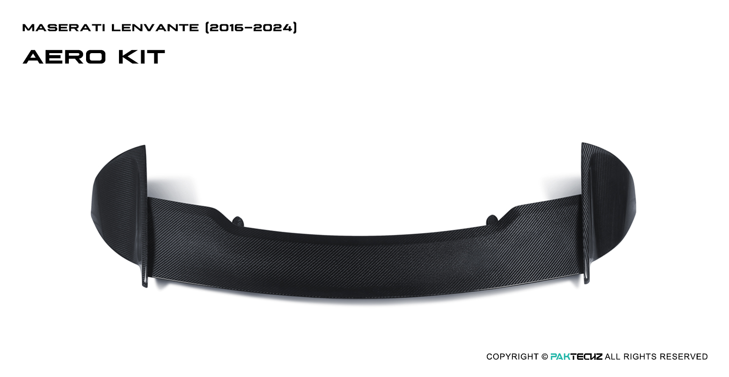 Maserati Levante Paktechz Design Carbon Fiber Roof Spoiler